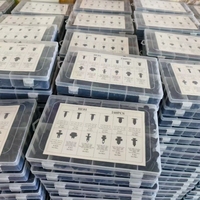 HE01 240 pièces – Clips de fixation en plastique pour pare-chocs arrière et ailes de voiture, en boîte