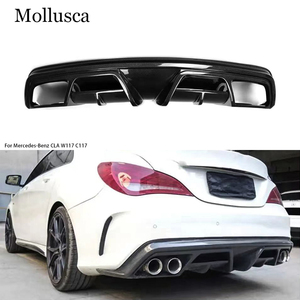 Para <span class=keywords><strong>mercedes</strong></span>-<span class=keywords><strong>benz</strong></span> <span class=keywords><strong>CLA</strong></span>-Class W117 C117 P estilo fibra de carbono labio trasero difusor parachoques labio 2013-2020 - Product Image 1