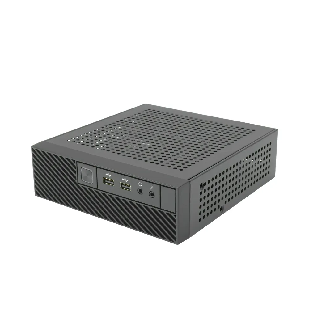 Min Pc Inte-L N2600 Ddr3 Dual Core Mini Desktop Computer Server 1 Lan Poorten I7-8750H Mini Pc