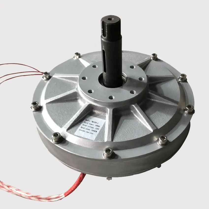 Mini Rotor interne de 5kw, 2000 tr/min, Flux Axial, générateur d'aimant Permanent, ac 220v