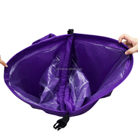 Canapé gonflable rose pour le camping, chaise longue gonflable d'extérieur, accessoires de camping en gros