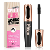 En stock, breloque tendance, imperméable, intense, mince et touffu, forme de cils en fibre de soie, beaux cils bouclés, crème mascara