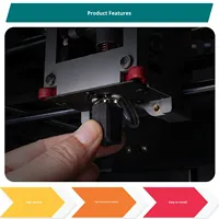Flashforge AD5M/PRO Upgraded keramik Hotend terintegrasi Quick Release mulut pipa baja keras Kit cetak kecepatan tinggi