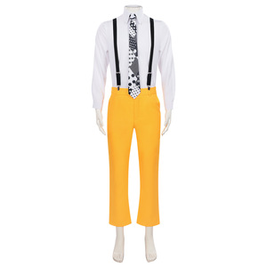 Disfraz <span class=keywords><strong>de</strong></span> Hombre, Máscara, Traje Amarillo, Personaje <span class=keywords><strong>de</strong></span> Película <span class=keywords><strong>de</strong></span> Comedia <span class=keywords><strong>de</strong></span> <span class=keywords><strong>los</strong></span> <span class=keywords><strong>90</strong></span>, Cosplay, Disfraz <span class=keywords><strong>de</strong></span> Halloween, Conjunto <span class=keywords><strong>de</strong></span> Disfraces - Product Image 2