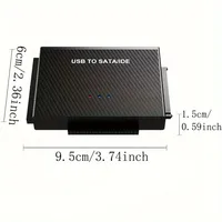 Lector de disco duro USB 3,0 a adaptador IDE SATA, conector de 2 y 1, kit convertidor de recuperación Ultra