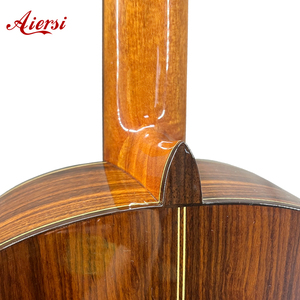 <span class=keywords><strong>Guitarra</strong></span> clásica española de madera de Santos con tapa sólida de la marca Aiersi hecha a mano en China con cedro canadiense sólido importado - Product Image 5