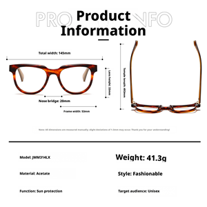 Monturas de Gafas Rectangulares de Aro Completo, Color Sólido, Unisex, para Adultos, Corrección de Visión, Anti-UV, Estilo Clásico - Product Image 2