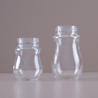Bouteille en verre borosilicate fantaisie de haute qualité pour l'eau potable, l'alimentation des bébés, le lait, le jus de fruits