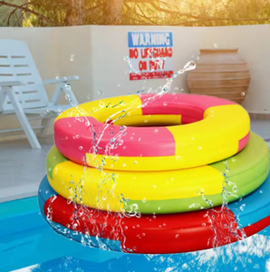 <span class=keywords><strong>Bouée</strong></span> de sauvetage ronde solide en XPE, <span class=keywords><strong>gonflable</strong></span>, unisexe, pour adultes et enfants, épaisse, durable, avec logo en relief - Product Image 4