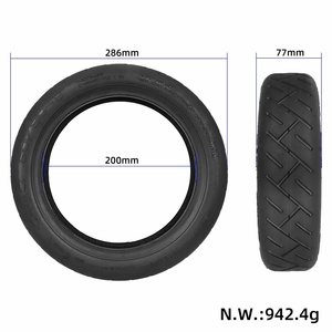 Neumático de Carretera Sin Cámara 60/90-8 para Scooter Eléctrico MI5 Plus, Neumático Sin Cámara de 12 Pulgadas de Alto Agarre - Product Image 2