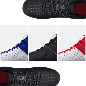 เชือกรองเท้าโพลีเอสเตอร์แบน6มม. แบบกำหนดเองพร้อมเสน่ห์รองเท้าซอฟต์บอลแม่เหล็กยืดหยุ่นไม่ผูกสะท้อนแสง - Product Image 4