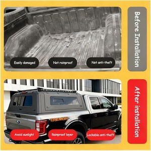 Couverture rigide en alliage d'aluminium pour benne de <span class=keywords><strong>pick</strong></span>-<span class=keywords><strong>up</strong></span>, installation sans perçage, pour <span class=keywords><strong>Toyota</strong></span> Tacoma 2016-2023 5 pieds - Product Image 4