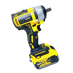 Llave de Impacto Inalámbrica Recargable de 350-550N.m, Color Amarillo, Precio de Fábrica, Llaves de Impacto de Litio sin Escobillas Portátiles DW880 - Product Image 2