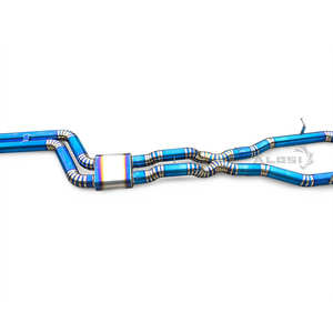 Silenciador de sistema de escape de aleación de titanio, rendimiento de carreras para <span class=keywords><strong>BMW</strong></span> X3M/X4M F97/F98 3,0 T 2019-2023, tubo de escape Catback de alta calidad - Product Image 3