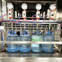 10-20 litres machine de remplissage liquide d'embouteillage de baril d'eau potable de remplisseur de 5 gallons