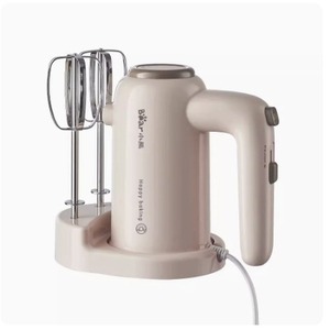 Batidora eléctrica Little Bear DDQ-D01U1 con doble batidor para repostería, crema, espuma de leche, batidora de mano con mango desmontable - Product Image 5