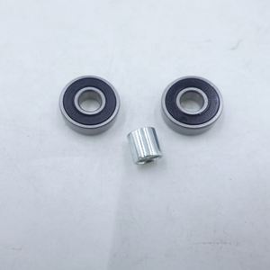 Roulement à billes à gorge profonde en acier chromé 608 2RS P6 C0 pour skateboards, à lubrifier avec de la graisse - Product Image 4