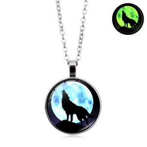 Exquisite <strong>Men</strong> Women's Luminous Wolf Whistling Pendant Necklace Street Hip Hop Fashion <strong>Accessory</strong> with Gold Plating Link <strong>Chain</strong> - Product Image 6