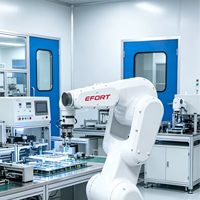 Robot de bureau compact ER10-4-900 10kg 860mm 35kg Léger pour l'assemblage, le vissage, la distribution, les circuits imprimés et l'industrie 3C