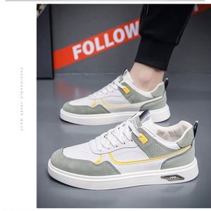 Zapatillas Deportivas Casuales Blancas Transpirables con Cordones, Estilo Coreano, Modernas y Versátiles para Hombre, Venta al Por Mayor - Product Image 6