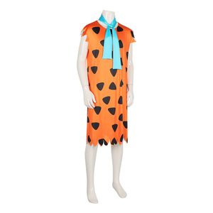 Disfraz de Fred Flintstone de Star's Edge para Hombre Adulto, Vestido Naranja, Disfraz de Halloween, Traje de Fiesta - Product Image 3