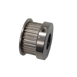 <span class=keywords><strong>Poulie</strong></span> de distribution en acier inoxydable type BF avec bride étagée et fixation par <span class=keywords><strong>vis</strong></span>, <span class=keywords><strong>poulie</strong></span> synchrone HTD personnalisée pour machine CNC - Product Image 3
