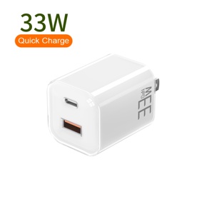 2025 Meistverkauftes 33W Kristallgehäuse Typ-C Wandladegerät Schnellladung <span class=keywords><strong>SCP</strong></span> QC3.0 PD 3.0 Funktionen für Mobiltelefone - Product Image 4