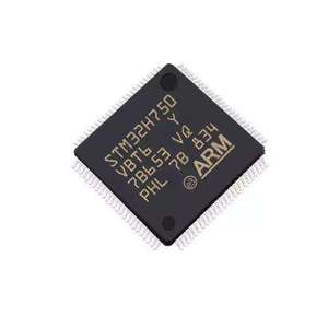 STM32H750VBT6 STM32H750 LQFP-100 ชิ้นส่วนอิเล็กทรอนิกส์อื่นๆ ชิป IC แบบรวมวงจรรุ่นเก่า MCU ARM STM32H750VBT6 รุ่นใหม่ - Product Image 1