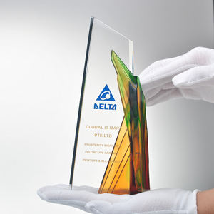 Trofeo LiuLi de cristal de alta calidad, premio de nuevo Color, logotipo personalizado grabado, béisbol, balonmano, deportes, recuerdo UV, empresas de seguros - Product Image 6