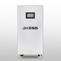 Boîtier de batterie DIY JKESS LiFePO4 48V/51.2V 16S 150A avec BMS JK, écran LCD, CANBUS/RS485, 280-320Ah, 15KWh, système de stockage d'énergie solaire