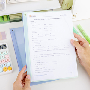 Nhà Máy Bán buôn đa màu sắc A4 thư mục xoay thư mục báo cáo PP không thấm nước sinh viên tập tin thư mục Side mở loại - Product Image 5