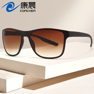 Gafas de Sol Cuadradas para Hombre Conchen, Montura Negra de PC, Protección UV400, para Conducir, Actividades al Aire Libre, Pesca - Product Image 3