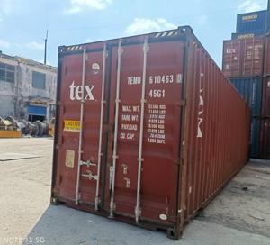 Gebrauchter 40HQ-Versandcontainer mit geringer Oberflächenrostentwicklung, keine Löcher, zuverlässiger Boden, dichte Abdichtungen, sofort einsatzbereit für Fracht. - Product Image 2