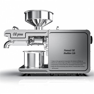 Machine <span class=keywords><strong>de</strong></span> pressage à froid et à chaud automatique en acier inoxydable pour huiles végétales (cacao, avocat, noix <span class=keywords><strong>de</strong></span> coco, arachide, sésame) – Capacité 5-7 kg/h - Product Image 2