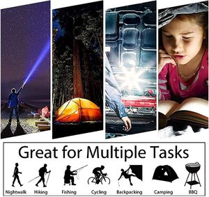 Linterna Táctica Recargable con Zoom para Camping, Deportes al Aire Libre, Autodefensa, con Puerto USB - Product Image 6