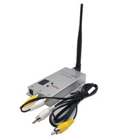 Émetteur-récepteur audio-vidéo sans fil Skydroid ACP7046 1,2 GHz 1,5 W 1500 mW VTX VRX 8CH/12CH avec affichage numérique longue portée pour drone
