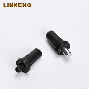 Xoay cửa trượt chốt trục Nickel mạ nhựa đệm mùa xuân chân cao su Tay áo cho tủ bếp cửa Kệ hỗ trợ - Product Image 4