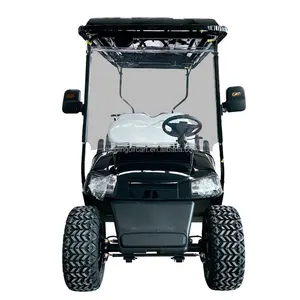 4 Seats 48 72V Battery 7.5KW motor Four-wheel disc brake Hydraulic brake ALuminium wheel Electric Golf Cart