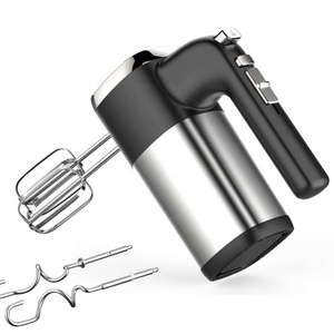 <span class=keywords><strong>Batidora</strong></span> manual potente <span class=keywords><strong>de</strong></span> <span class=keywords><strong>500W</strong></span> con 5 velocidades y Turbo, mezclador <span class=keywords><strong>de</strong></span> cocina manual <span class=keywords><strong>de</strong></span> acero inoxidable, incluye batidores y ganchos para masa - Product Image 3