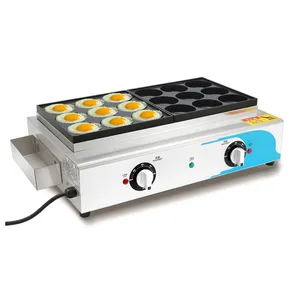Plug-in electric heater 18 Holes Hamburger pancake machine/Egg Waffle maker