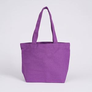 Bolsa de Tela de Algodón Natural Rosa Pequeña de 30*20*10CM, Ligera, para Uso Diario - Product Image 6