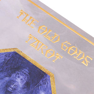 Cubierta de oráculo con impresión personalizada, papel de aluminio dorado, baraja de oráculo de 12x7Cm, tarjetas de advertencia de <span class=keywords><strong>salud</strong></span> Mental - Product Image 4