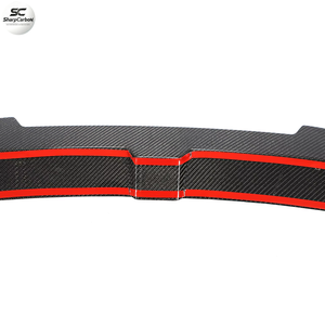 สปอยเลอร์หลังคาคาร์บอนไฟเบอร์สำหรับ <span class=keywords><strong>Audi</strong></span> <span class=keywords><strong>A3</strong></span> S Line S3 RS3 Sportback Hatchback ปี 2021-2022 ตำแหน่งฝากระโปรงท้าย - Product Image 6