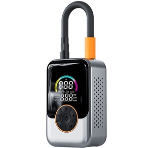 Inflador de Neumáticos Inalámbrico Portátil, <span class=keywords><strong>Compresor</strong></span> de Aire Eléctrico <span class=keywords><strong>para</strong></span> Automóvil con Monitor Digital de Presión de Neumáticos y Función de Banco de Energía - Product Image 5