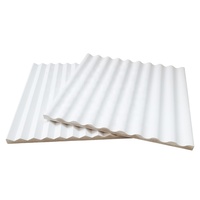 Panneau mural flexible et étanche en MDF ondulé, en PVC, avec placage de chêne blanc brut, personnalisé et moderne, pour usage commercial et résidentiel
