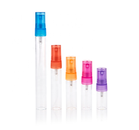 3ml 5ml 10ml 15ml Flacons de parfum en verre transparent rechargeables Mini Flacons de parfum de test Vaporisateur Atomiseur Flacons de tube de parfum pour voyage
