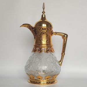 Carafe à eau froide en verre de luxe moyen-orientale, grande capacité, pour usage domestique, style arabe. - Product Image 2