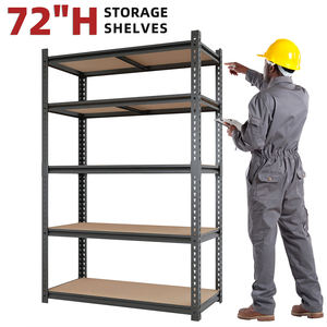 Новое поступление, гаражная система хранения, 5-уровневые стеллажи для гаража, Настраиваемые цветные полки для хранения в гараже - Product Image 4