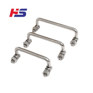 Pegangan Tarik Bentuk U Hengsheng LS506 untuk Peralatan Mekanik, Baja Karbon, Baja Anti Karat, Pegangan Lipat untuk Lemari Industri dan Dapur - Product Image 1