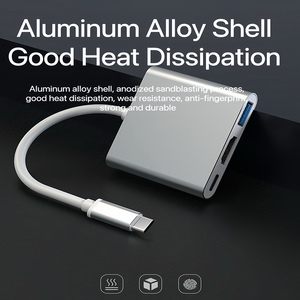 Cavo <span class=keywords><strong>adattatore</strong></span> in lega di alluminio <span class=keywords><strong>Usb</strong></span> tipo <span class=keywords><strong>C</strong></span> a <span class=keywords><strong>HdMI</strong></span> <span class=keywords><strong>adattatore</strong></span> 4k 60hz convertitore Hub cabina 3.0 - Product Image 3